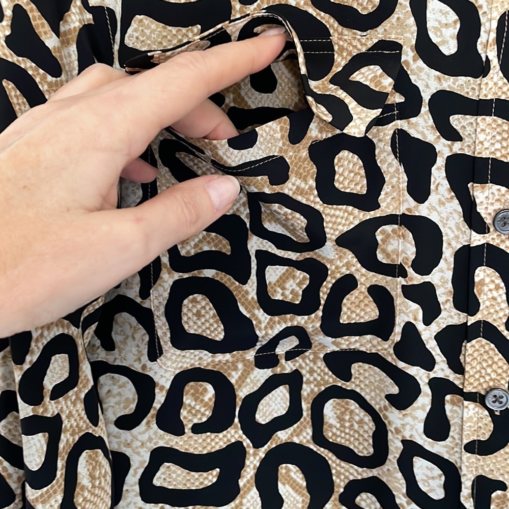 Equipment Button-Down Silk Blouse - image 5